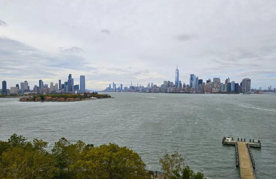 Utsikt fra Frihetsgudinnens sokkel