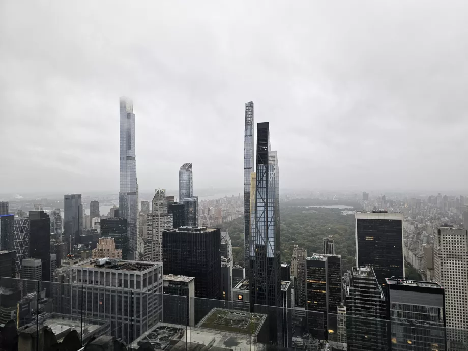 Rockefeller Center - utsikt mot Central Park