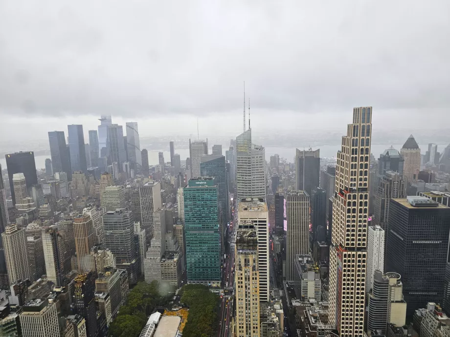 Summit One Vanderbilt, utsikt mot Penn Station
