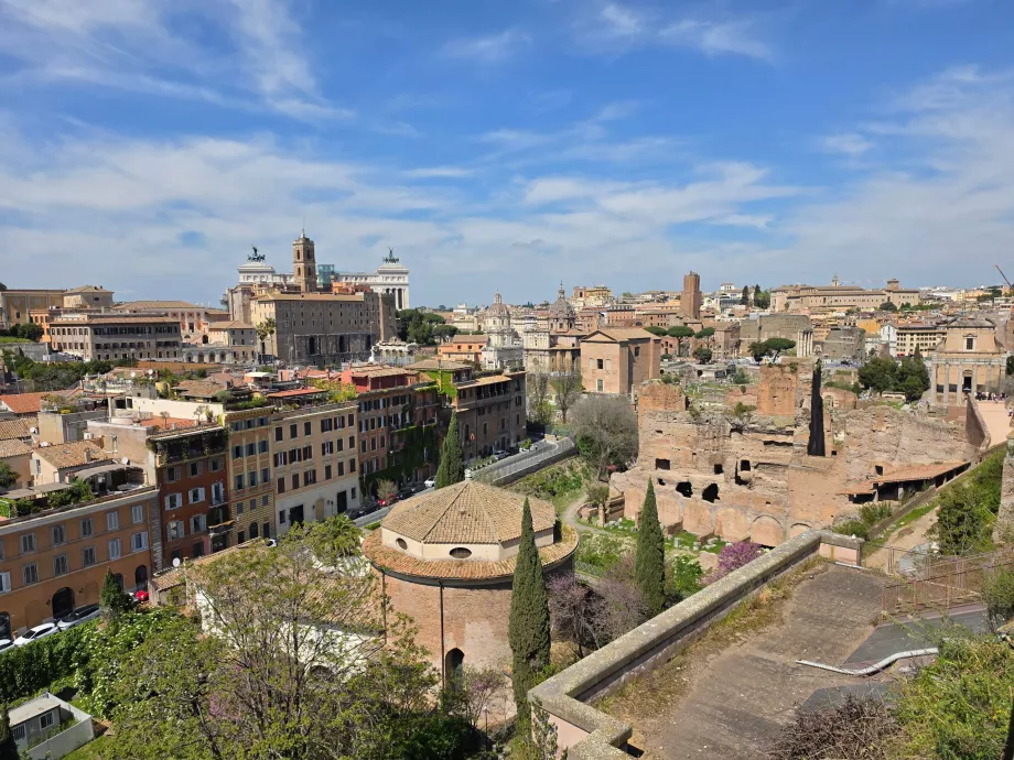 Forum Romanum sett fra Palatinerhøyden
