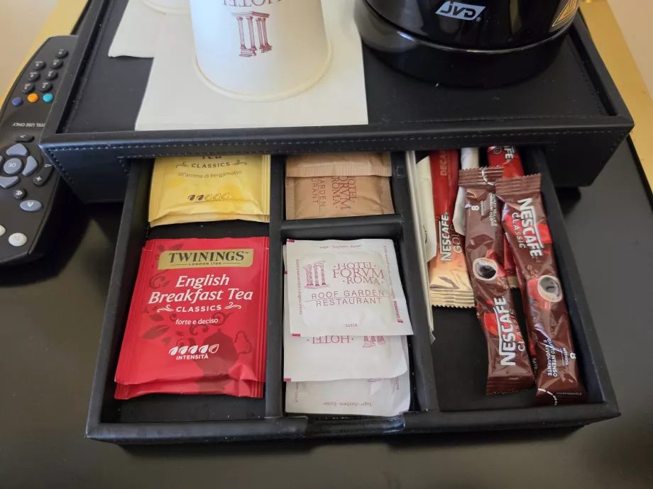 Instant kaffe og te