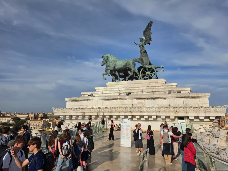 Altare della Patria, betalt del