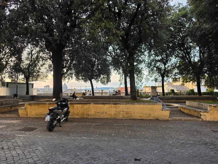 Utsiktspunkt ved Piazza del Campidoglio