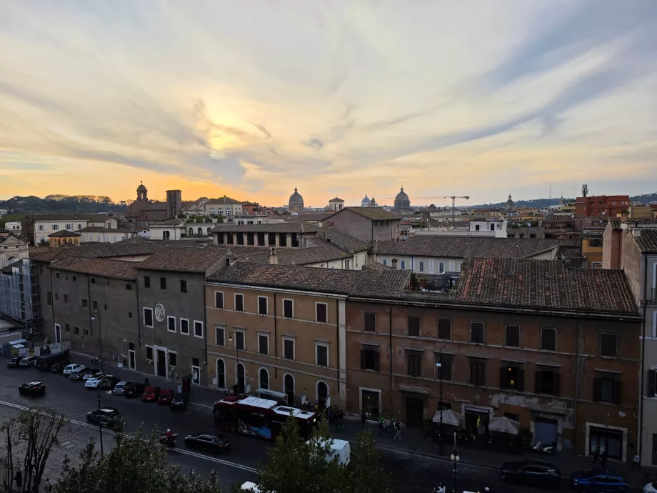 Utsiktspunkt ved Piazza del Campidoglio