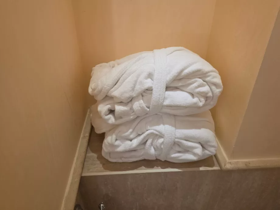 Badekåper på rommet