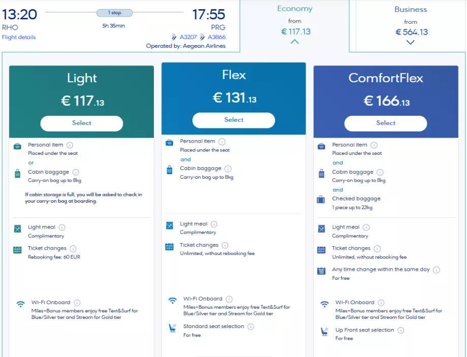 Bestilling av flybillett