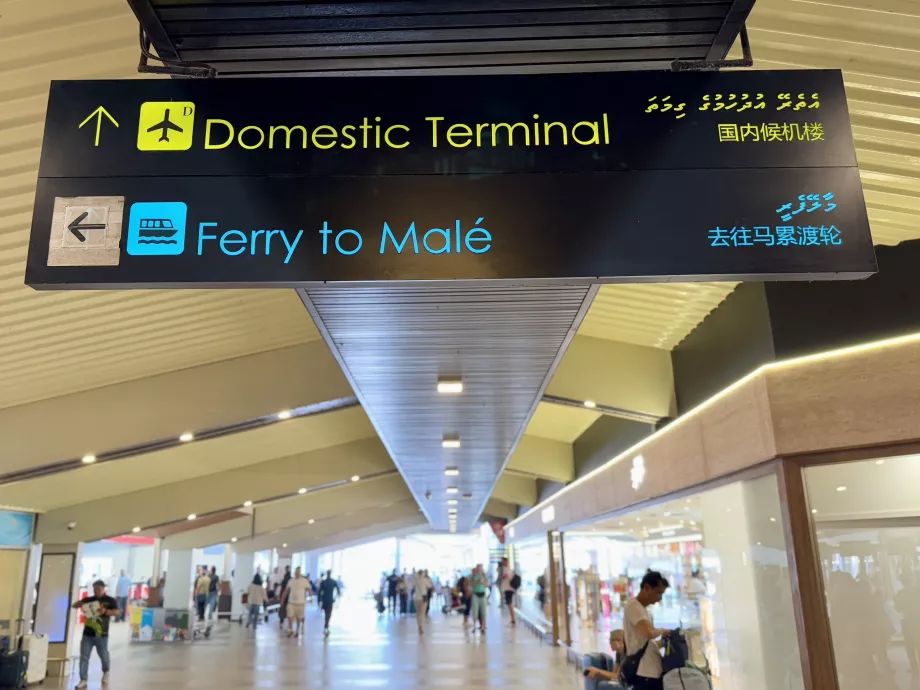 Transfer til innenlandsterminalen