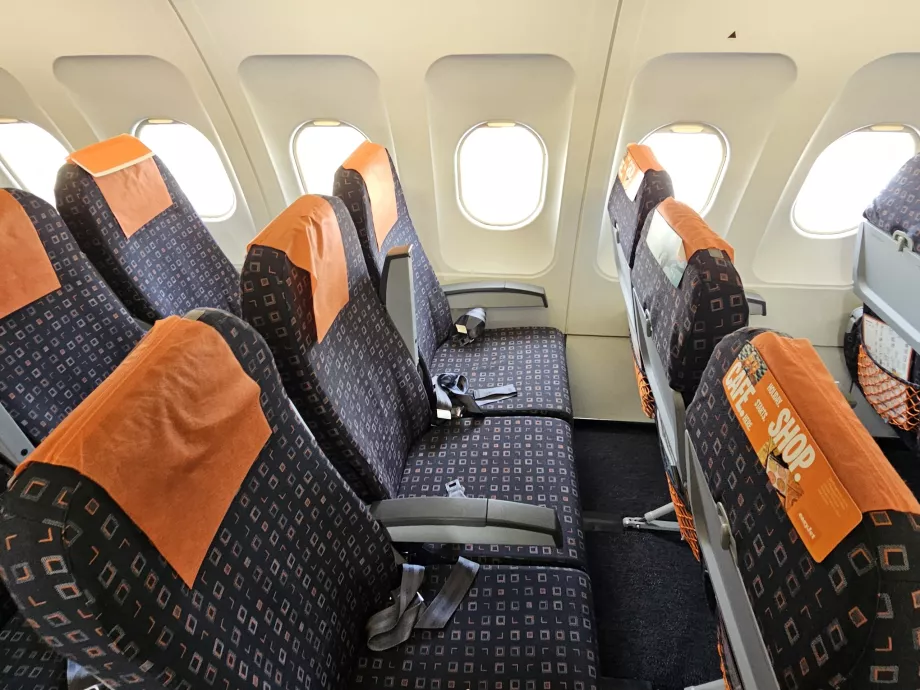 Sitteplasser på easyJet