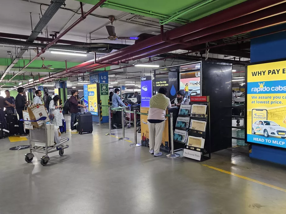 Uber-stand, Terminal 3