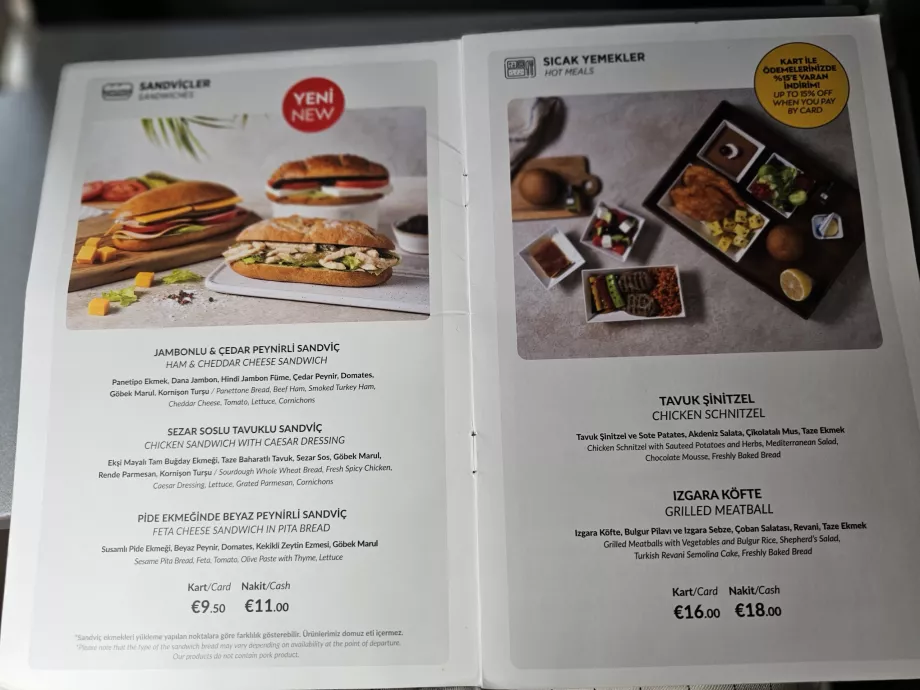 Meny Pegasus Airlines