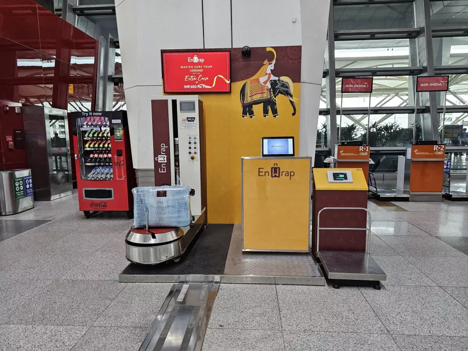 Bagasjeinnpakning, Terminal 3