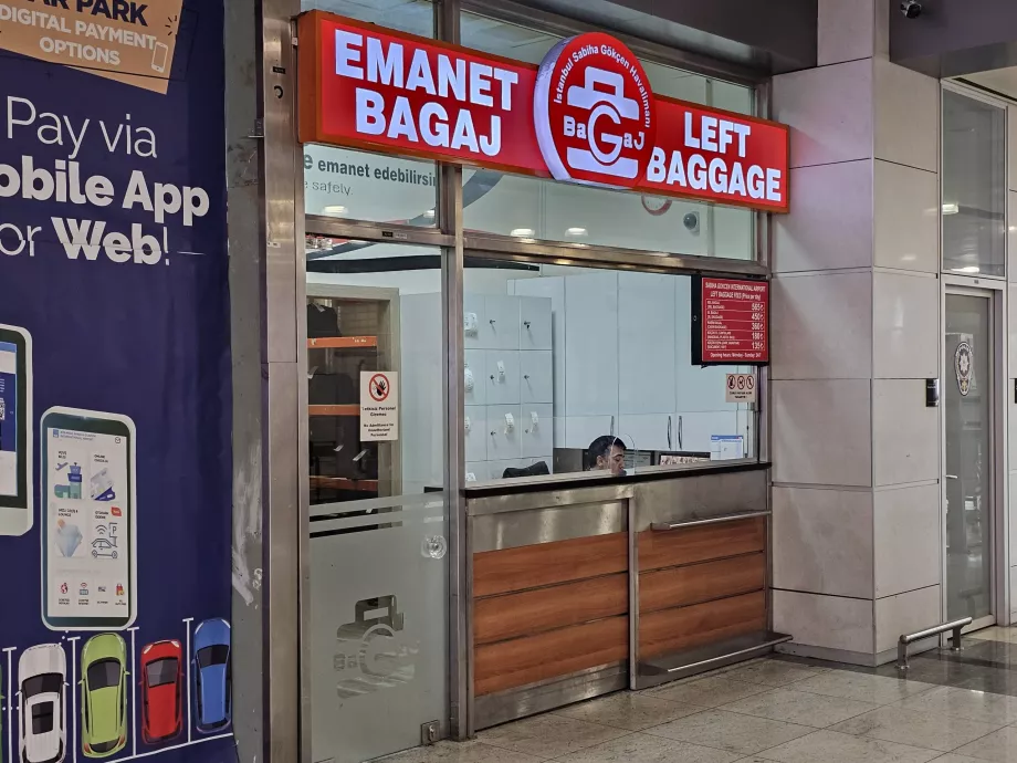 Ekstra bagasjeoppbevaring