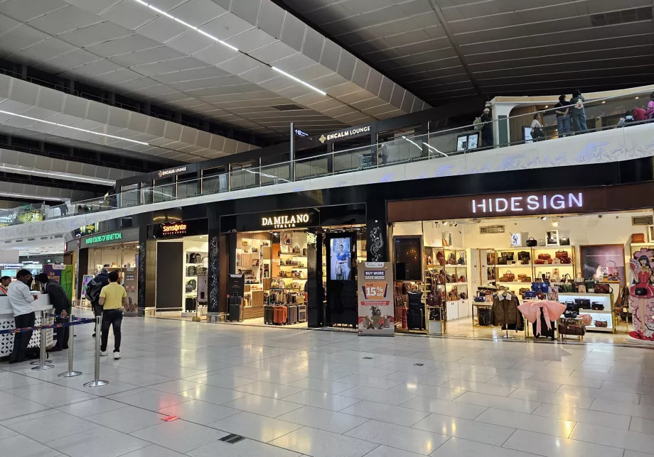 Butikker, transitt, terminal 3