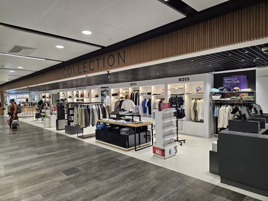 Luksusbutikker, transittseksjon