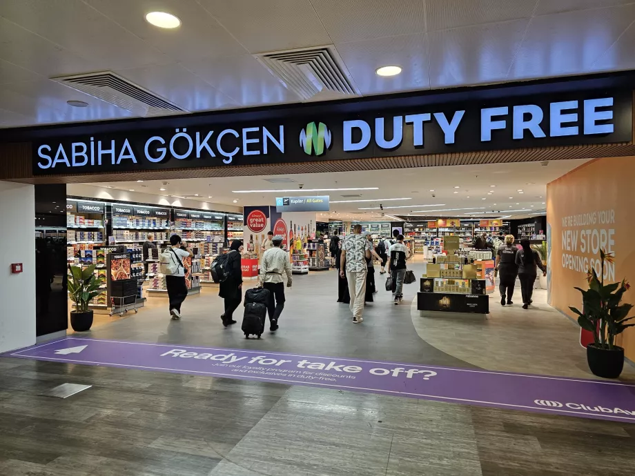 Duty Free Shop, transittseksjonen