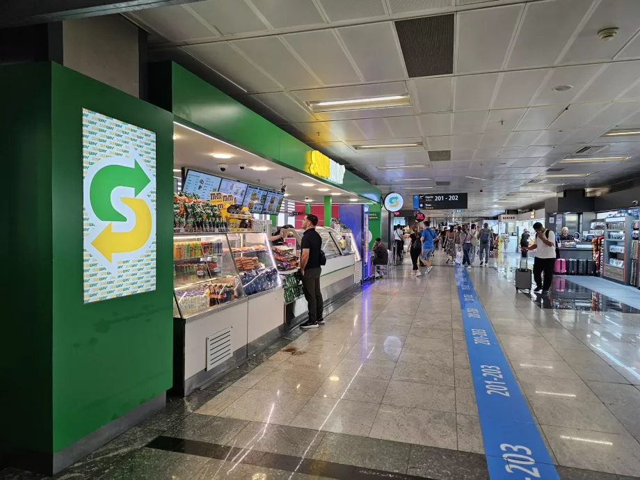 Hurtigmat Subway i transittdistriktet