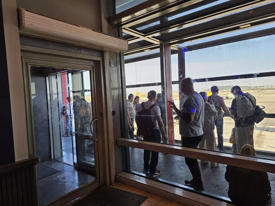 Terrasse for røyking