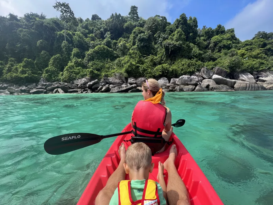 Kajakk på Tioman