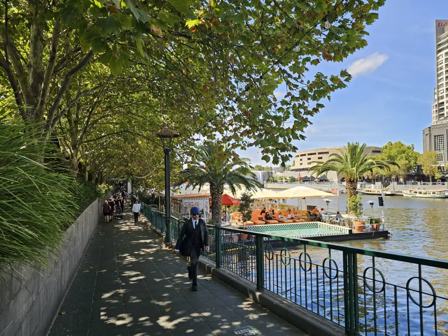 Demping langs Yarra-elven