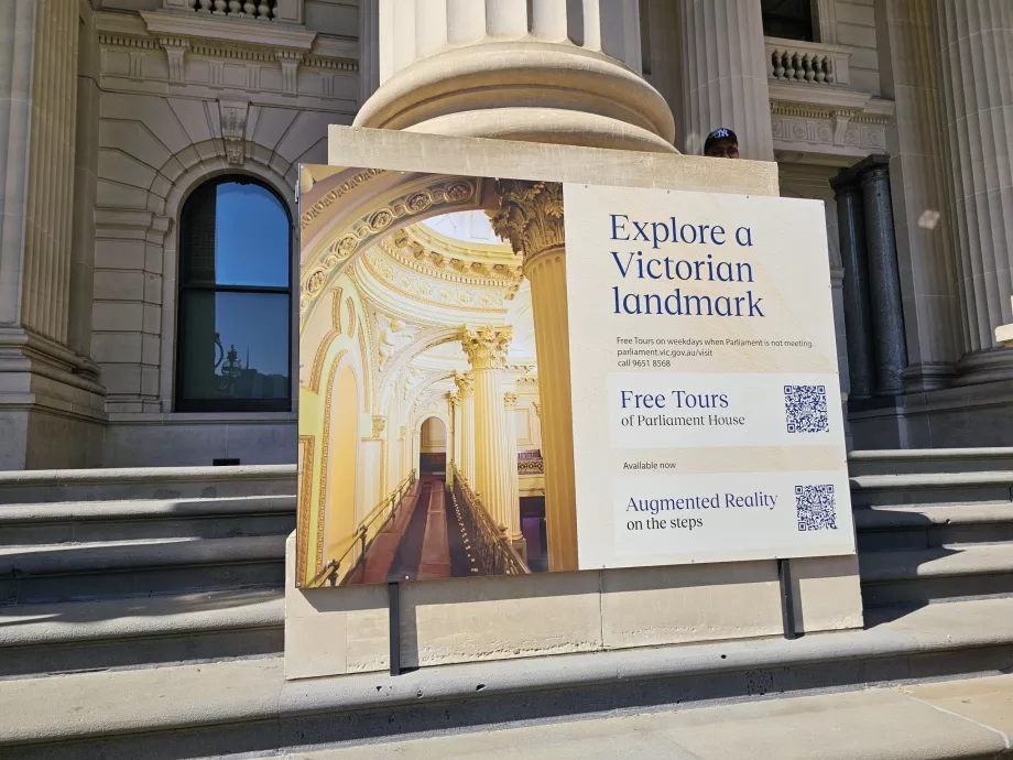 Parlamentet i Victoria, omvisninger