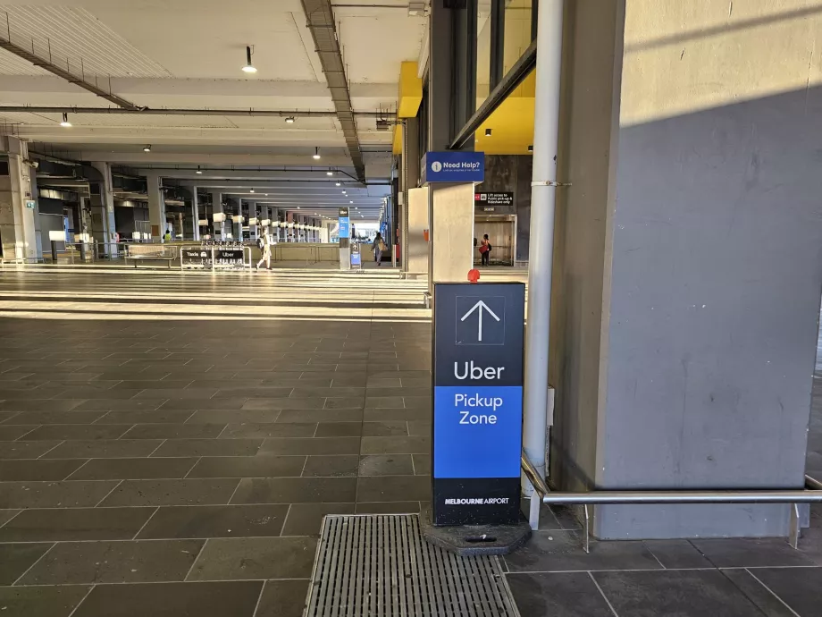 Uber-stand på Terminal 4