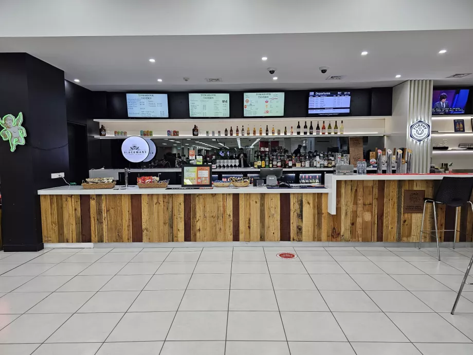 Bar i avgangstransittområdet