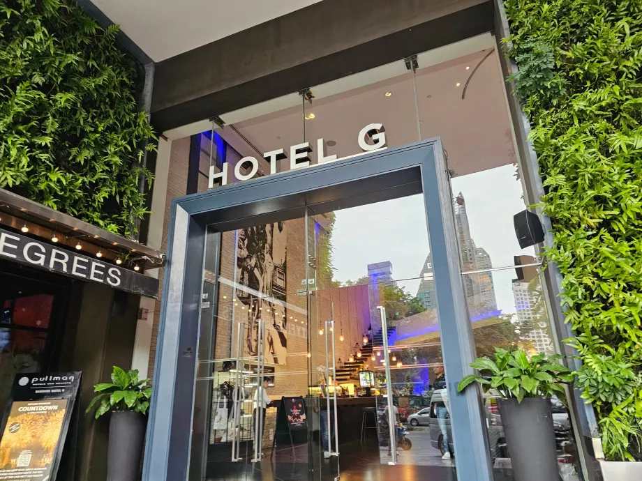 Inngang til hotellet